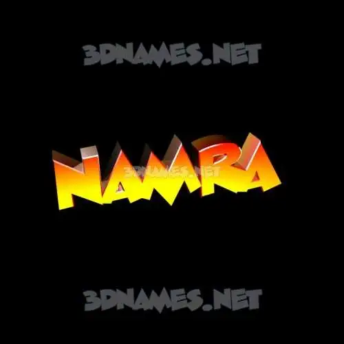 namra in Black Background style - 3D name wallpaper