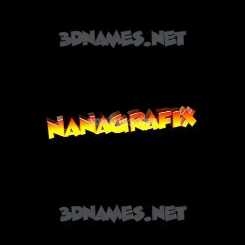 nanagrafix in Black Background style - 3D name wallpaper nanagrafix in Black Background style - 3D name wallpaper