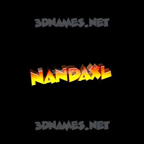 nandaxl in Black Background style - 3D name wallpaper nandaxl in Black Background style - 3D name wallpaper
