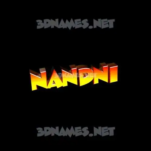 nandni in Black Background style - 3D name wallpaper nandni in Black Background style - 3D name wallpaper