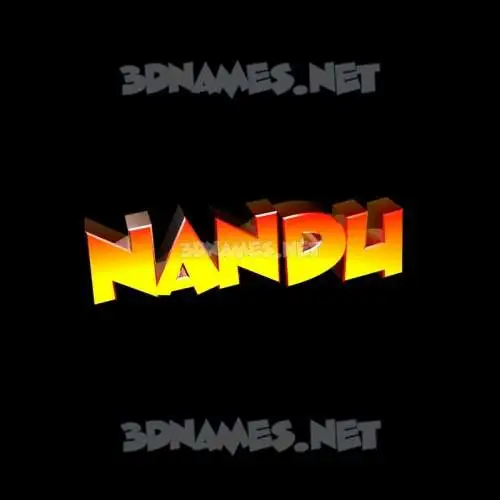nandu in Black Background style - 3D name wallpaper nandu in Black Background style - 3D name wallpaper