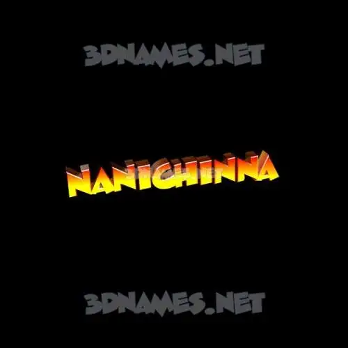 nanichinna in Black Background style - 3D name wallpaper nanichinna in Black Background style - 3D name wallpaper