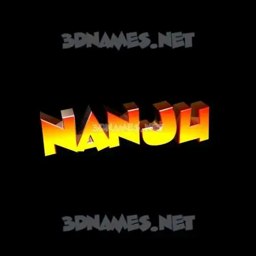 nanju in Black Background style - 3D name wallpaper nanju in Black Background style - 3D name wallpaper
