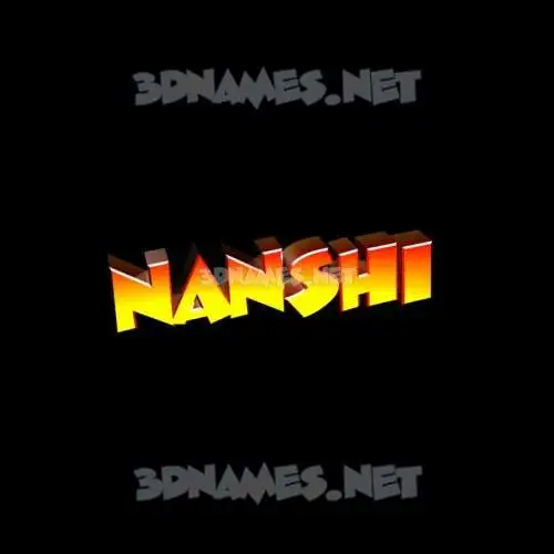 nanshi in Black Background style - 3D name wallpaper nanshi in Black Background style - 3D name wallpaper