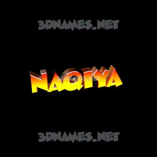 naqiya in Black Background style - 3D name wallpaper naqiya in Black Background style - 3D name wallpaper