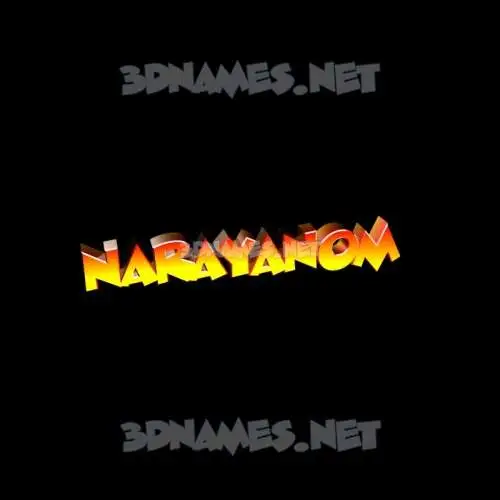 narayanom in Black Background style - 3D name wallpaper narayanom in Black Background style - 3D name wallpaper