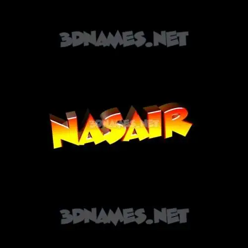 nasair in Black Background style - 3D name wallpaper nasair in Black Background style - 3D name wallpaper