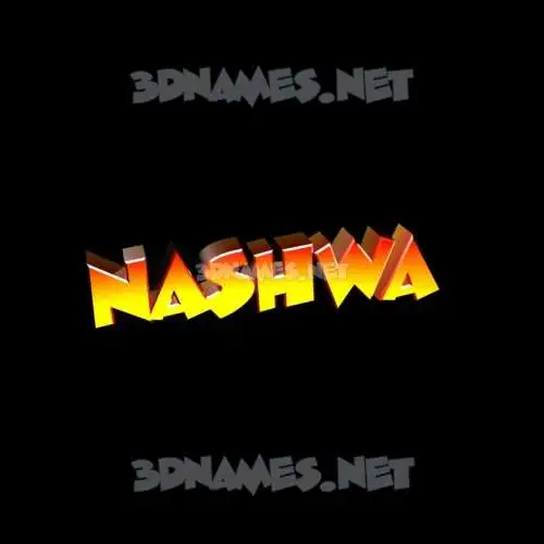 nashwa in Black Background style - 3D name wallpaper nashwa in Black Background style - 3D name wallpaper