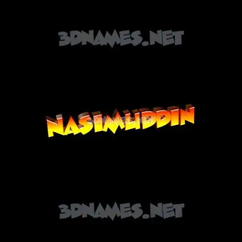 nasimuddin in Black Background style - 3D name wallpaper nasimuddin in Black Background style - 3D name wallpaper