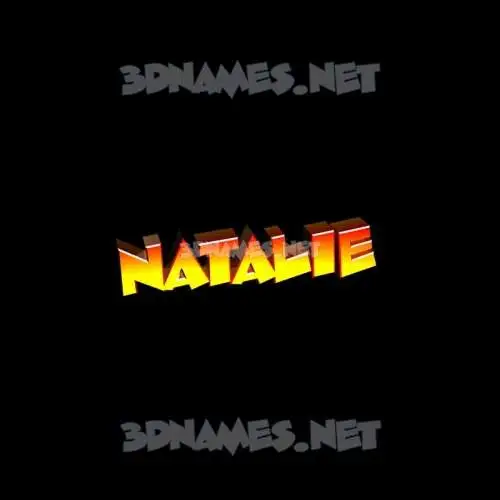 natalie in Black Background style - 3D name wallpaper natalie in Black Background style - 3D name wallpaper