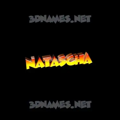 natascha in Black Background style - 3D name wallpaper natascha in Black Background style - 3D name wallpaper