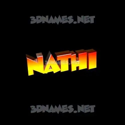 nathi in Black Background style - 3D name wallpaper nathi in Black Background style - 3D name wallpaper