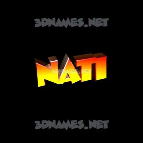 nati in Black Background style - 3D name wallpaper nati in Black Background style - 3D name wallpaper