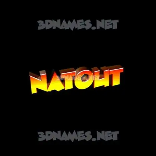 natout in Black Background style - 3D name wallpaper natout in Black Background style - 3D name wallpaper