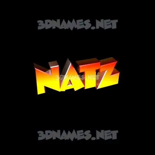 natz in Black Background style - 3D name wallpaper natz in Black Background style - 3D name wallpaper