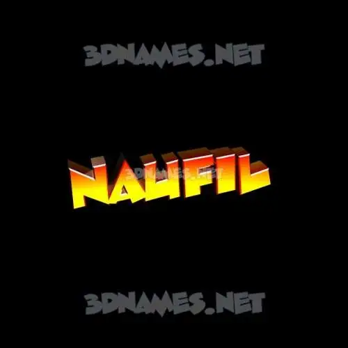 naufil in Black Background style - 3D name wallpaper naufil in Black Background style - 3D name wallpaper