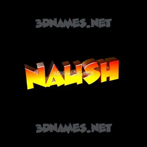 naush in Black Background style - 3D name wallpaper naush in Black Background style - 3D name wallpaper