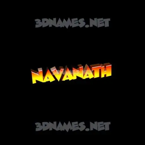 navanath in Black Background style - 3D name wallpaper navanath in Black Background style - 3D name wallpaper