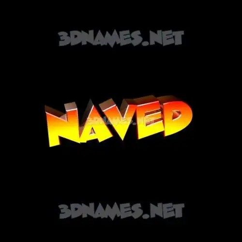 naved in Black Background style - 3D name wallpaper naved in Black Background style - 3D name wallpaper
