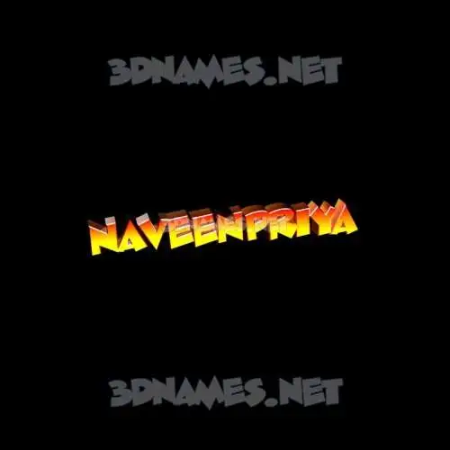 naveenpriya in Black Background style - 3D name wallpaper
