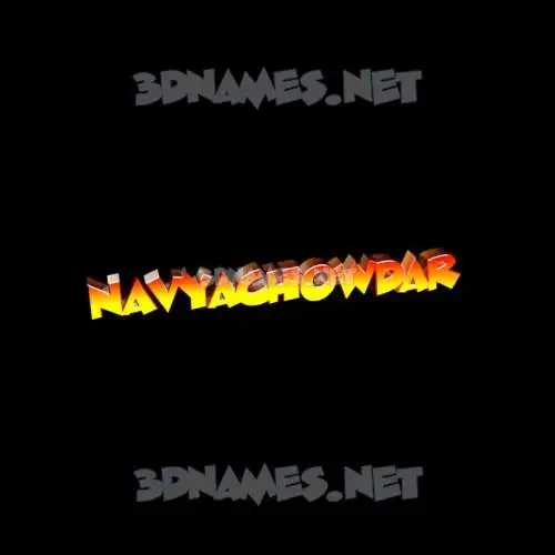 navyachowdar in Black Background style - 3D name wallpaper