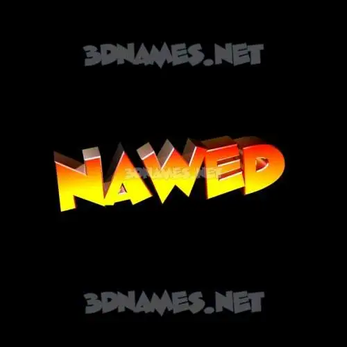 nawed in Black Background style - 3D name wallpaper nawed in Black Background style - 3D name wallpaper