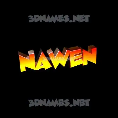 nawen in Black Background style - 3D name wallpaper nawen in Black Background style - 3D name wallpaper