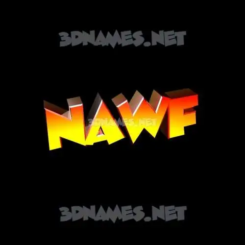 nawf in Black Background style - 3D name wallpaper nawf in Black Background style - 3D name wallpaper