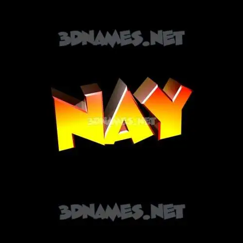nay in Black Background style - 3D name wallpaper nay in Black Background style - 3D name wallpaper