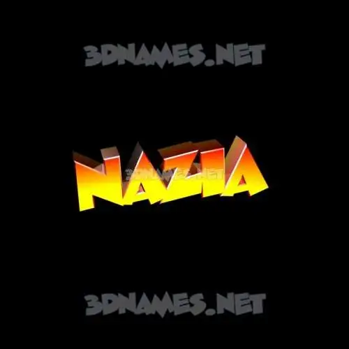 nazia in Black Background style - 3D name wallpaper nazia in Black Background style - 3D name wallpaper
