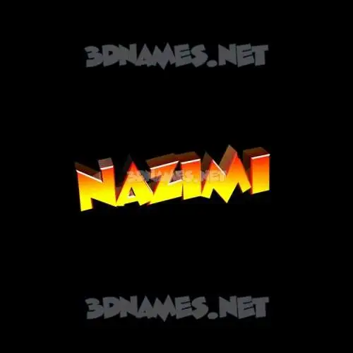 nazimi in Black Background style - 3D name wallpaper nazimi in Black Background style - 3D name wallpaper