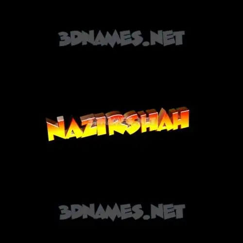 nazirshah in Black Background style - 3D name wallpaper nazirshah in Black Background style - 3D name wallpaper