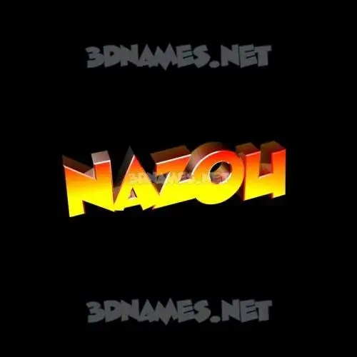 nazou in Black Background style - 3D name wallpaper nazou in Black Background style - 3D name wallpaper