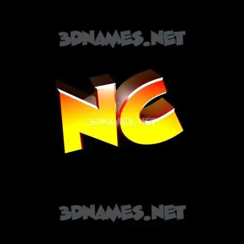 nc in Black Background style - 3D name wallpaper nc in Black Background style - 3D name wallpaper