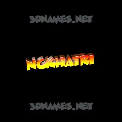 nckhatri in Black Background style - 3D name wallpaper nckhatri in Black Background style - 3D name wallpaper