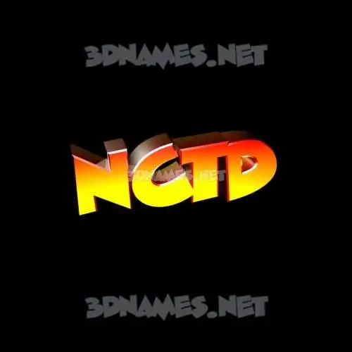 nctd in Black Background style - 3D name wallpaper nctd in Black Background style - 3D name wallpaper