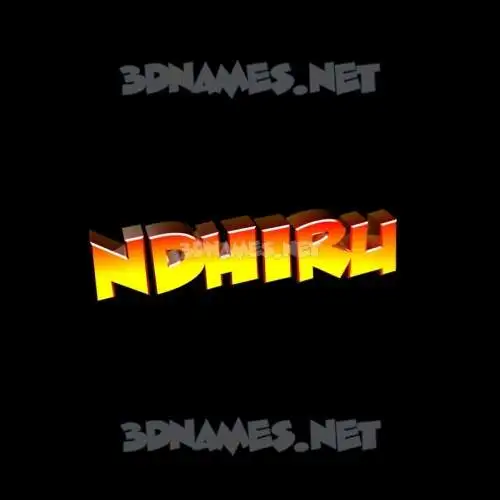 ndhiru in Black Background style - 3D name wallpaper ndhiru in Black Background style - 3D name wallpaper