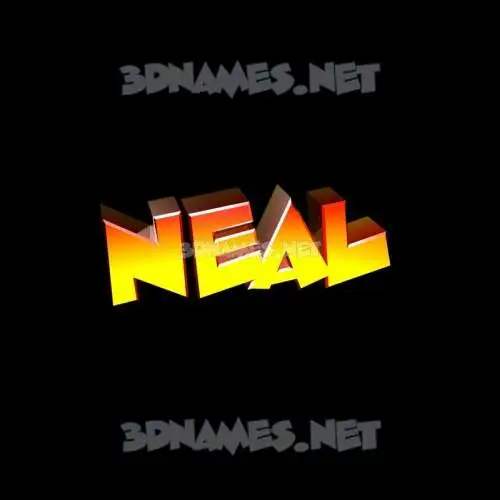 neal in Black Background style - 3D name wallpaper neal in Black Background style - 3D name wallpaper