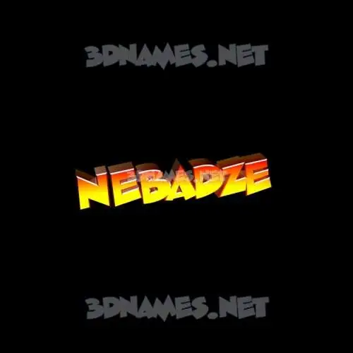 nebadze in Black Background style - 3D name wallpaper nebadze in Black Background style - 3D name wallpaper