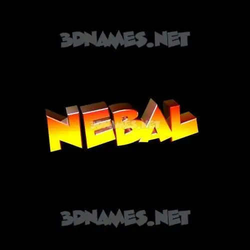 nebal in Black Background style - 3D name wallpaper nebal in Black Background style - 3D name wallpaper