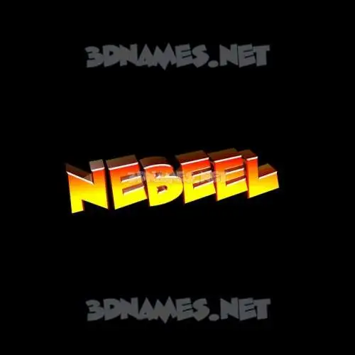 nebeel in Black Background style - 3D name wallpaper nebeel in Black Background style - 3D name wallpaper