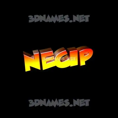 necip in Black Background style - 3D name wallpaper necip in Black Background style - 3D name wallpaper