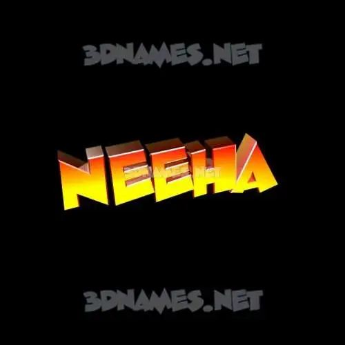 neeha in Black Background style - 3D name wallpaper neeha in Black Background style - 3D name wallpaper