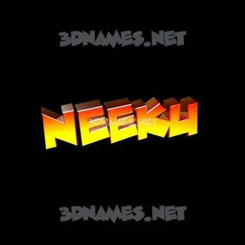 neeku in Black Background style - 3D name wallpaper neeku in Black Background style - 3D name wallpaper