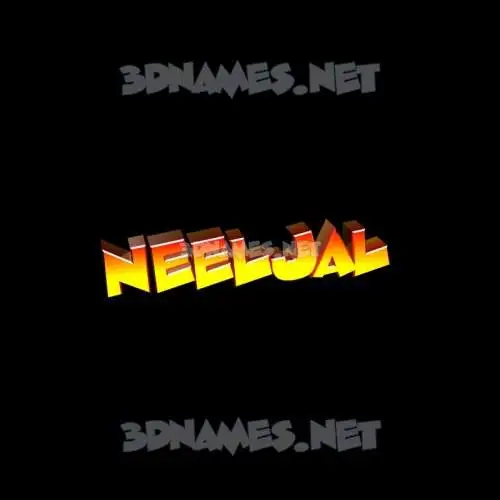 neeljal in Black Background style - 3D name wallpaper neeljal in Black Background style - 3D name wallpaper