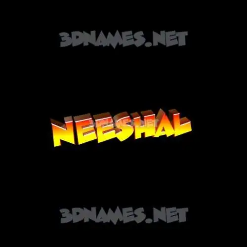 neeshal in Black Background style - 3D name wallpaper neeshal in Black Background style - 3D name wallpaper