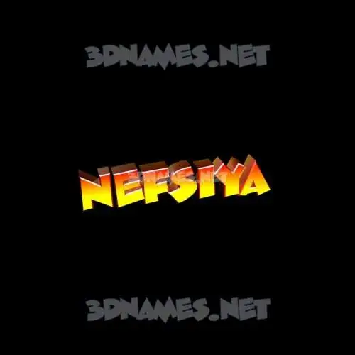 nefsiya in Black Background style - 3D name wallpaper nefsiya in Black Background style - 3D name wallpaper