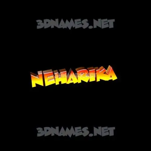 neharika in Black Background style - 3D name wallpaper neharika in Black Background style - 3D name wallpaper