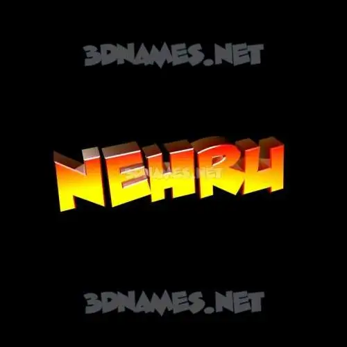 nehru in Black Background style - 3D name wallpaper nehru in Black Background style - 3D name wallpaper
