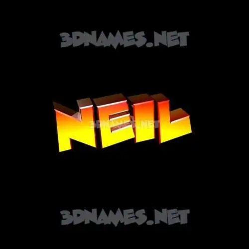 neil in Black Background style - 3D name wallpaper neil in Black Background style - 3D name wallpaper